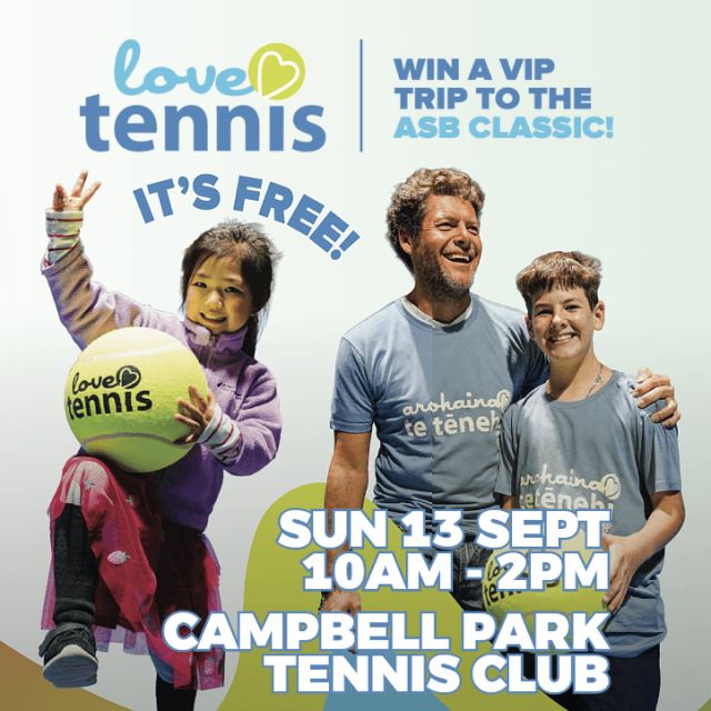 Love Tennis Day 2026 is on Sunday 13th September